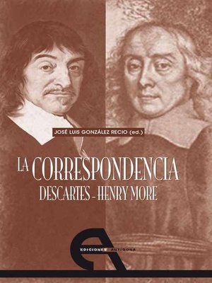 cover image of La Correspondencia Descartes--Henry More
